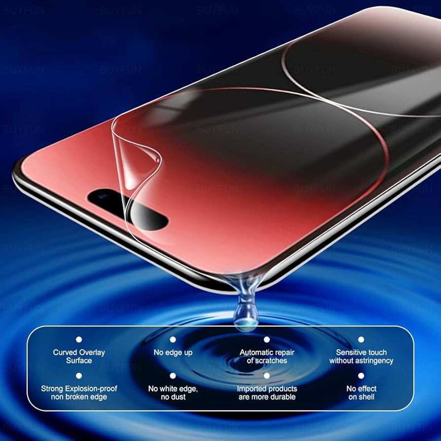 Hydrogel Screen Protector For All Mobile Models - (With Installation Kit)