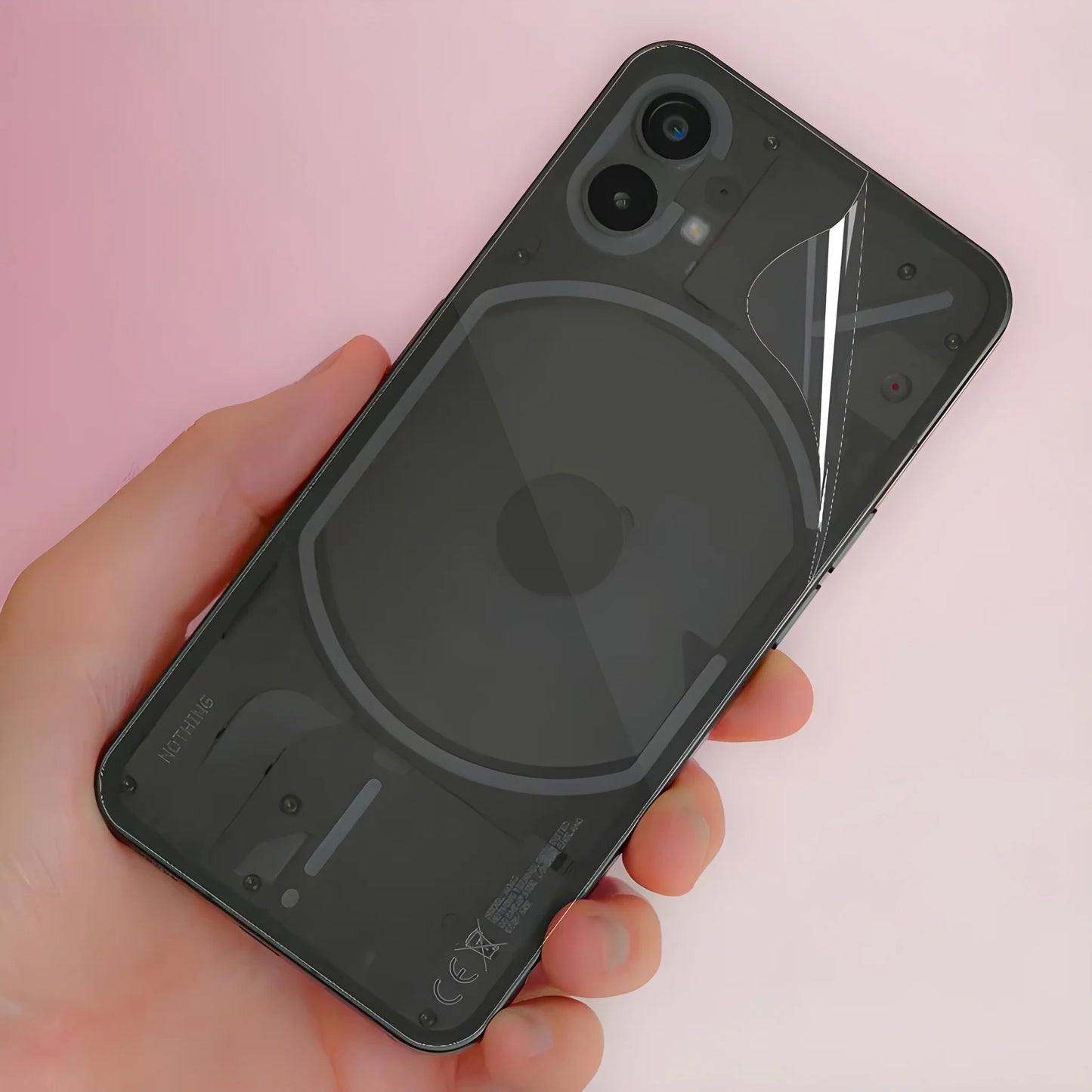 360° Transparent Back Mobile Skin Wrap For All Mobile Models - (With Installation Kit)